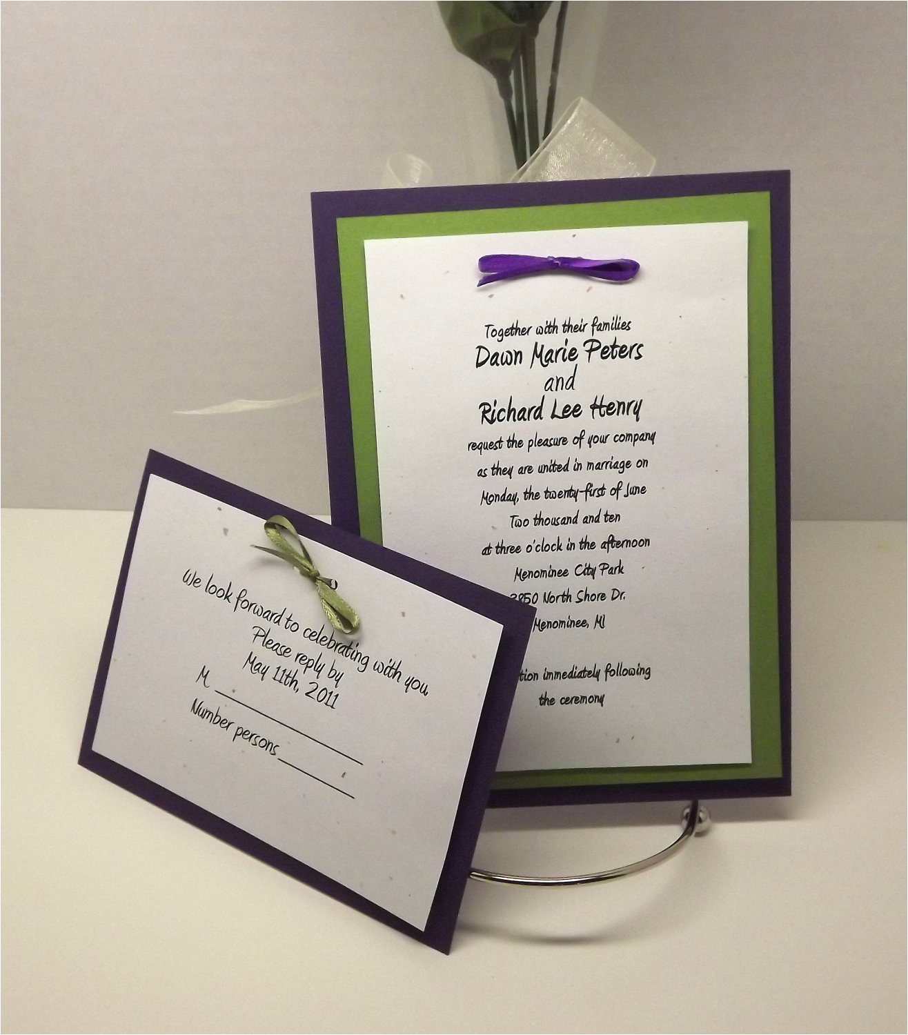 diy wedding invitation kits with