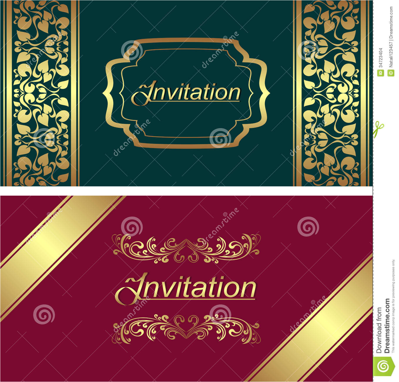 stock images invitation card template presented image34723404