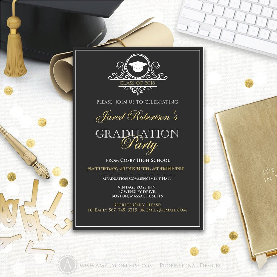 graduation party invitation printable
