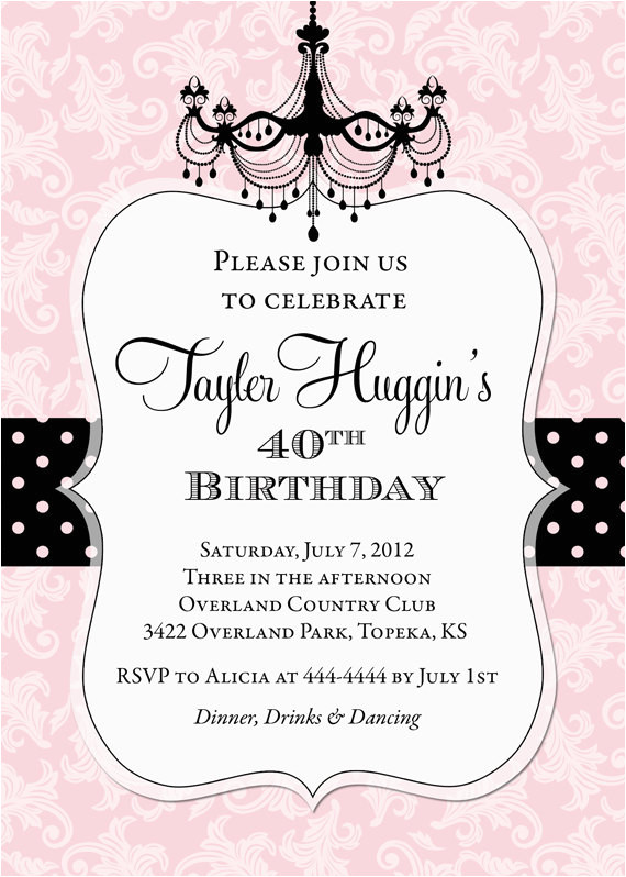 personalized birthday invitations for adults