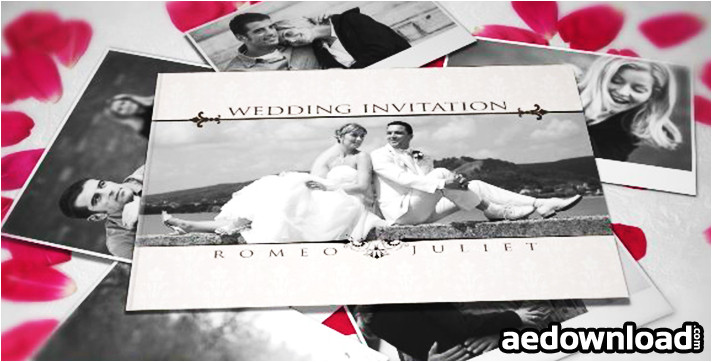wedding invitation effects project videohive
