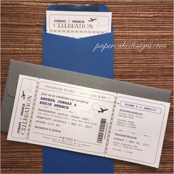 boarding pass airline ticket invitation