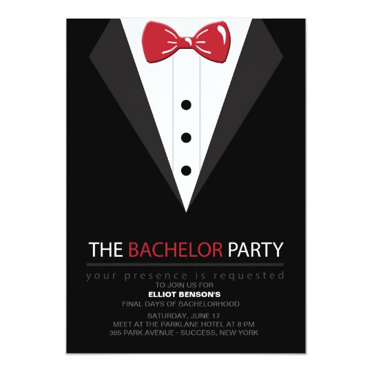 the bachelor party invitation 256014296686335017