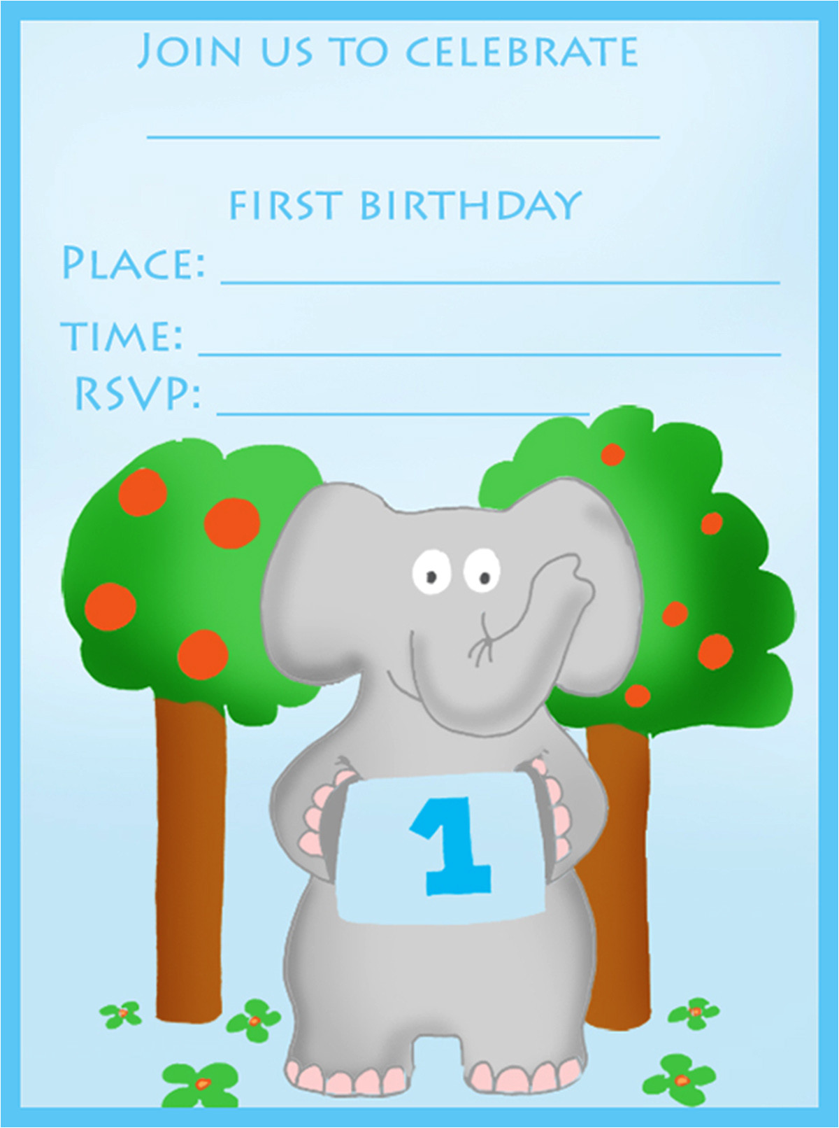 find your printable 1st birthday invitation here