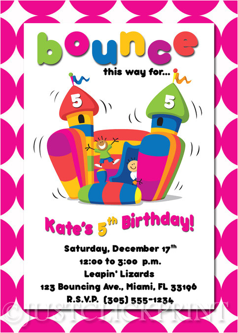 530547 bounce house birthday invitation printable