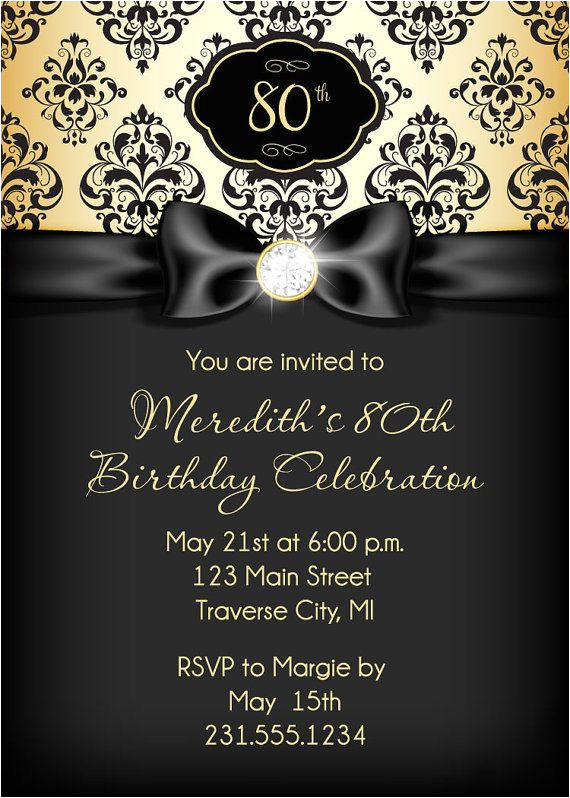 adult birthday party invitations