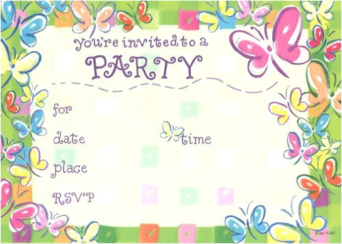 butterfly birthday invitations template