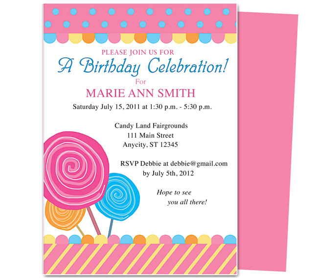kids birthday party invitations wording ideas