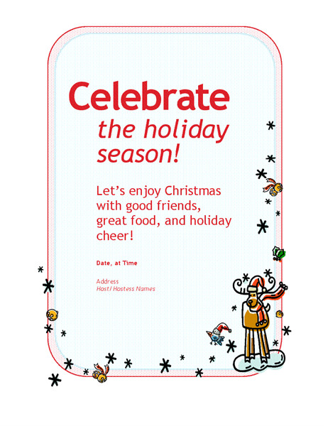 holiday party invitation tm02809921
