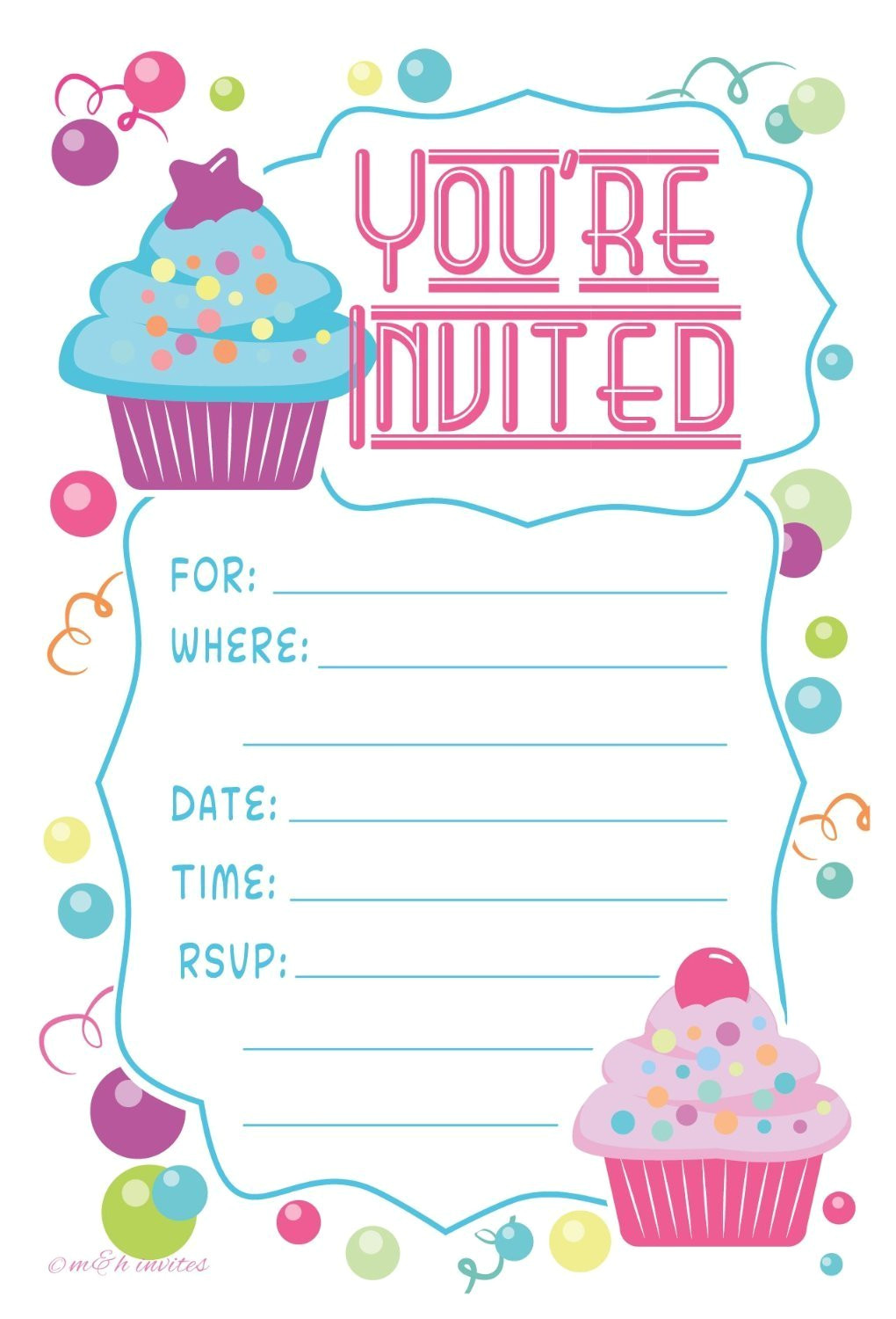 birthday party invitations for 12 year olds
