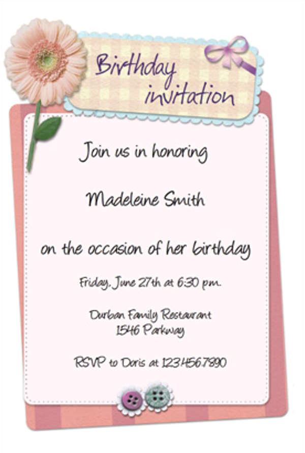 birthday invitation pdf