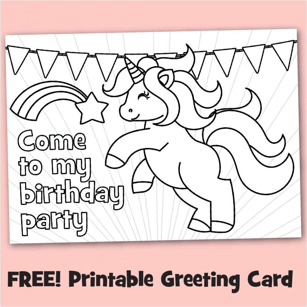free printable black white birthday party invitations to color