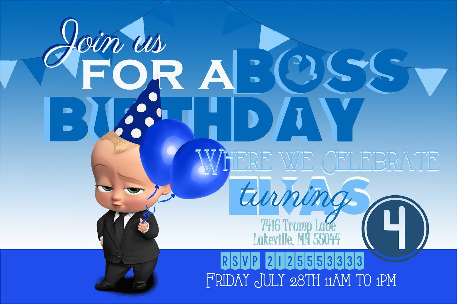 boss baby party