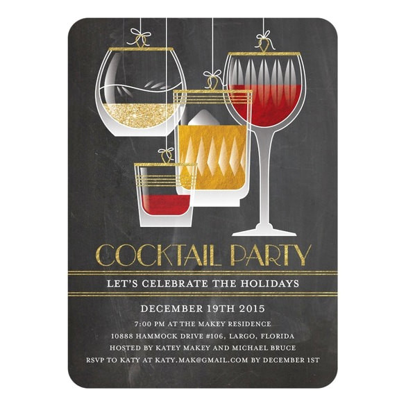 cocktail party invitation template