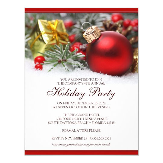 corporate holiday party invitation 161884495425531089