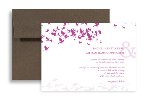 word template design your own butterfly wedding invitation example wi 1047