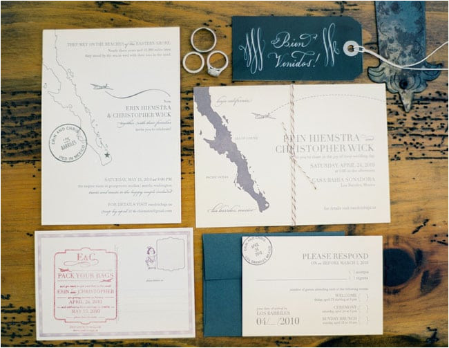 wedding invitations destination wedding
