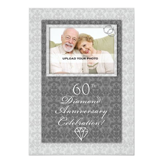 60th diamond wedding anniversary party invitations 161672185133141243
