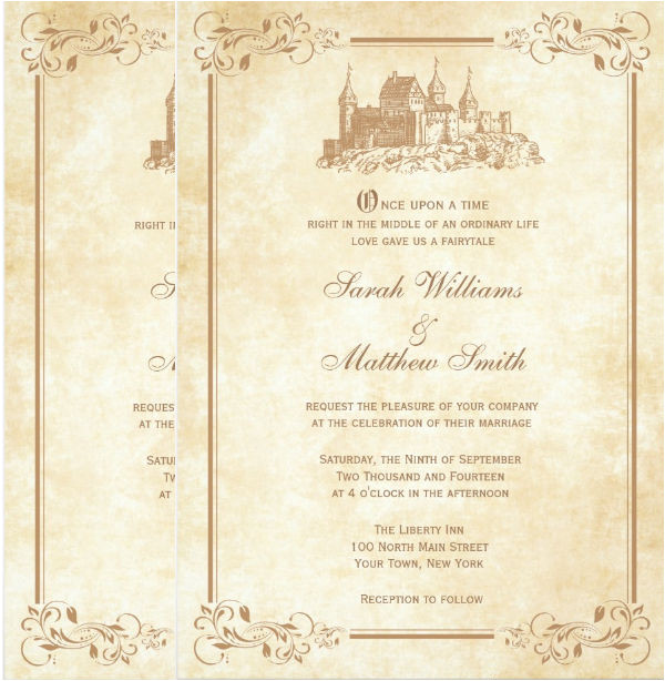 disney wedding invitation