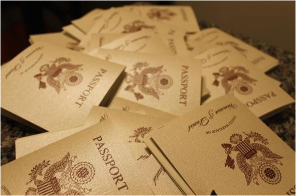 vanessas diy passport destination wedding invitations pic heavy