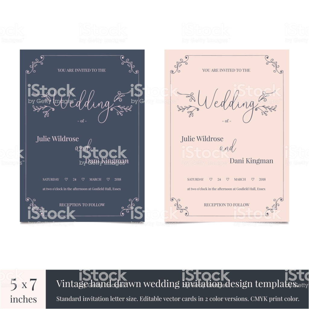 hand drawn doodle wedding invitations design template hand drawn invitations wedding gm950442774 259424625