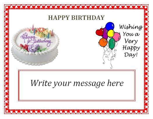 free editable birthday invitation cards