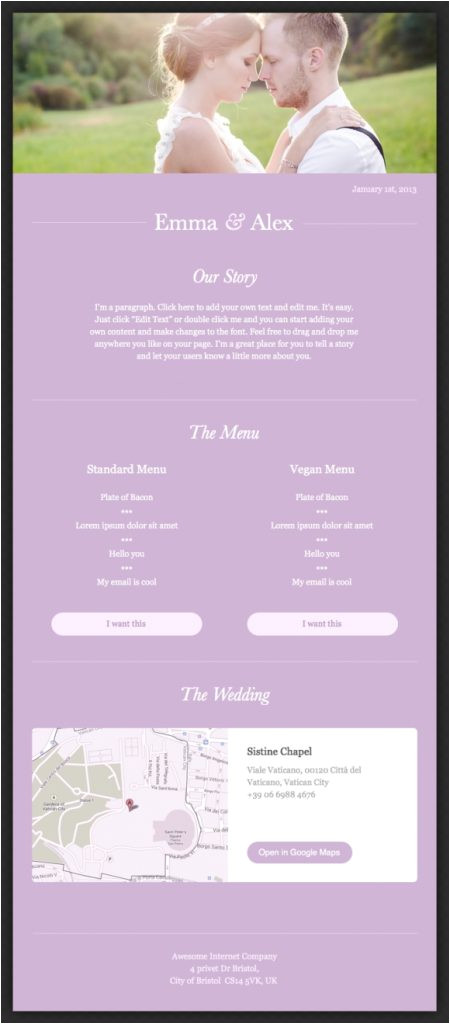 great free electronic wedding invitation templates collection