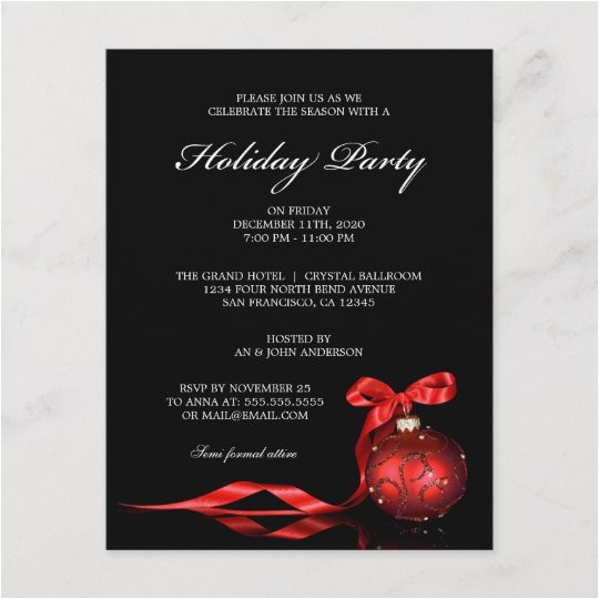 elegant holiday party invitation template 239558389601692941