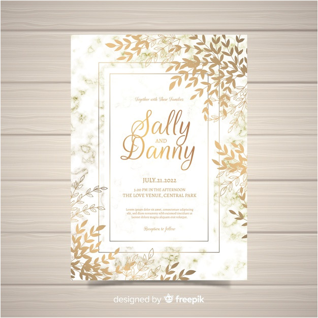 elegant wedding invitation card template 4792197