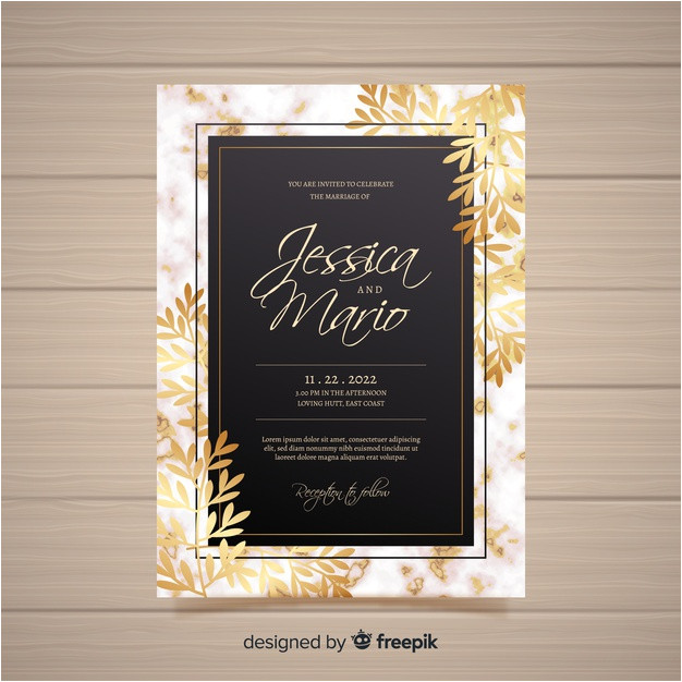 elegant wedding invitation card template 4792208