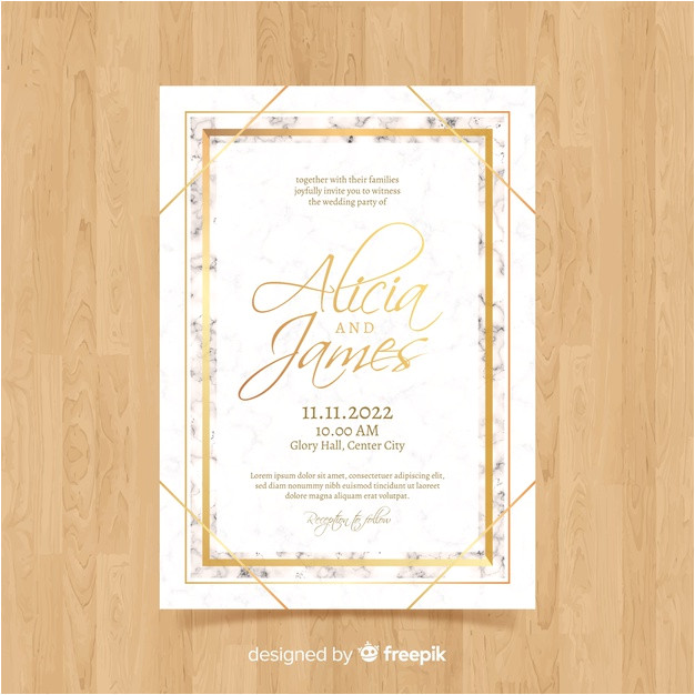 elegant wedding invitation card template 4792212