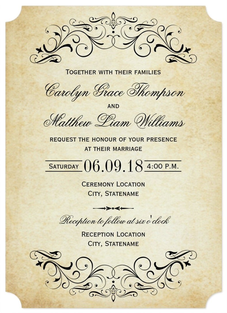 homecoming invitation card template