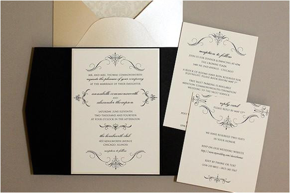 exclusive broke ass bride wedding printables elegant pocketfold invitations from download print
