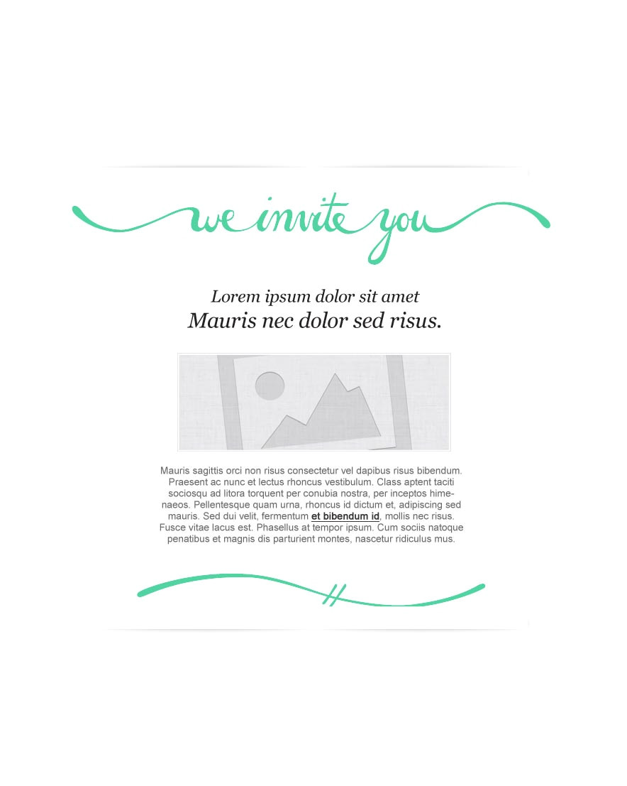 party invitation email template