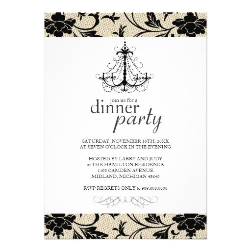 fancy dinner party invitations 161354683827970298