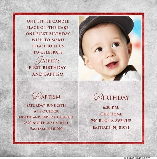 christening and birthday invitation template