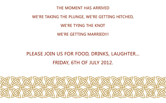 facebook friends wedding invitation template and stuff