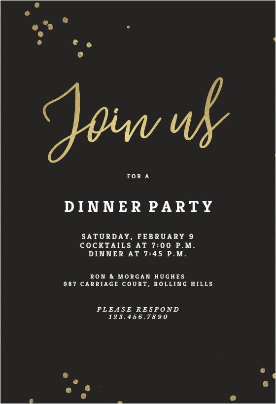 cool formal dinner invitation templates free idea