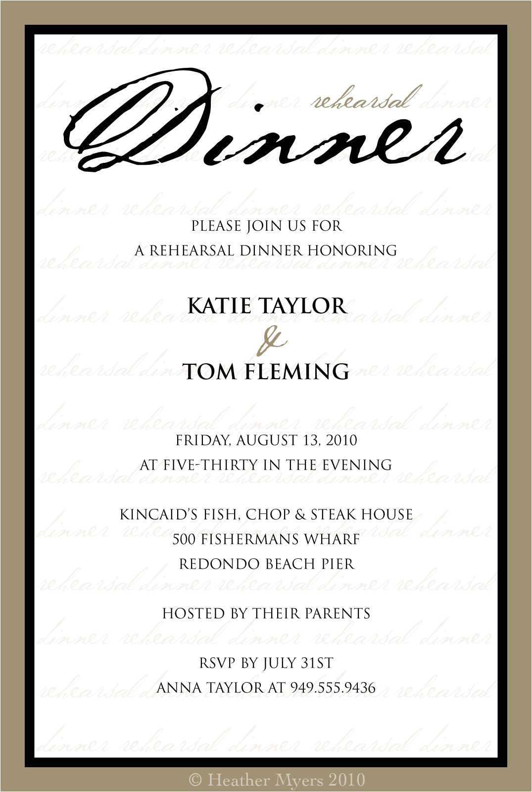 formal dinner invitation templates