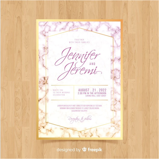 elegant wedding invitation card template 4792211