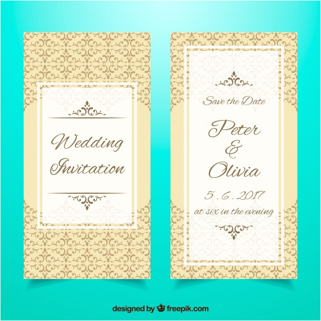 elegant wedding invitation template 1127827