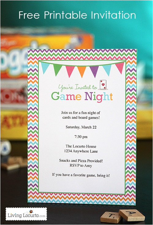 party ideas game night