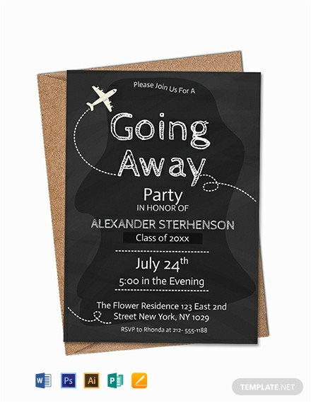 printable going away party