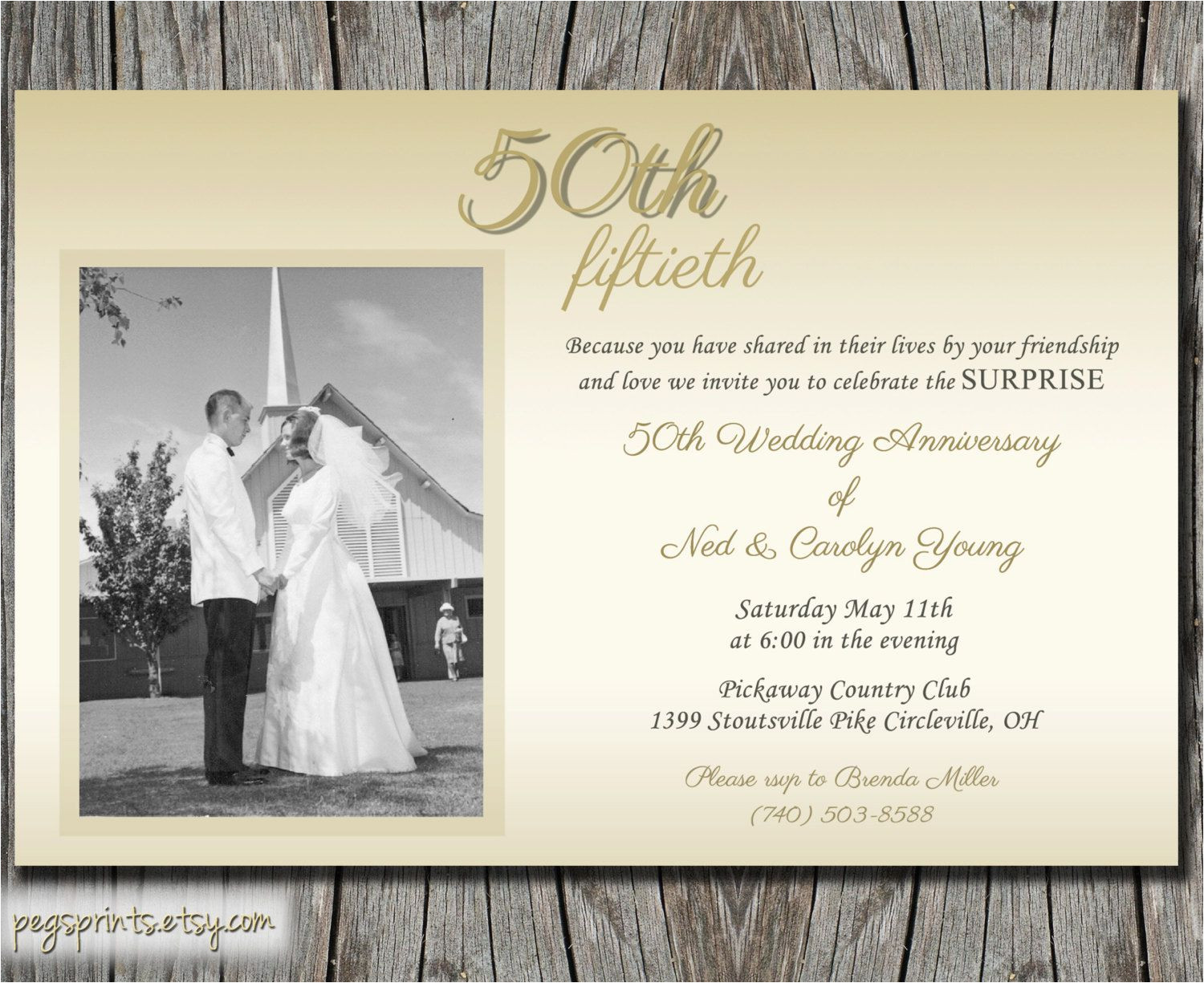 golden wedding anniversary invitations uk