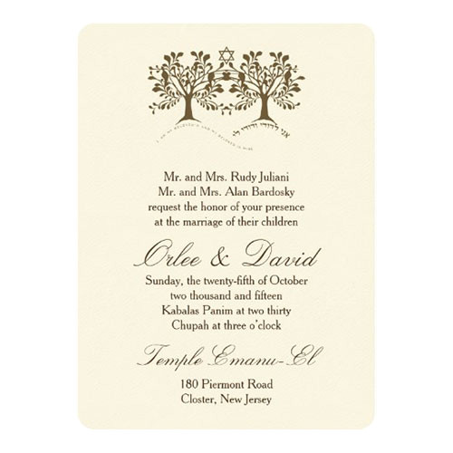best jewish wedding invitations