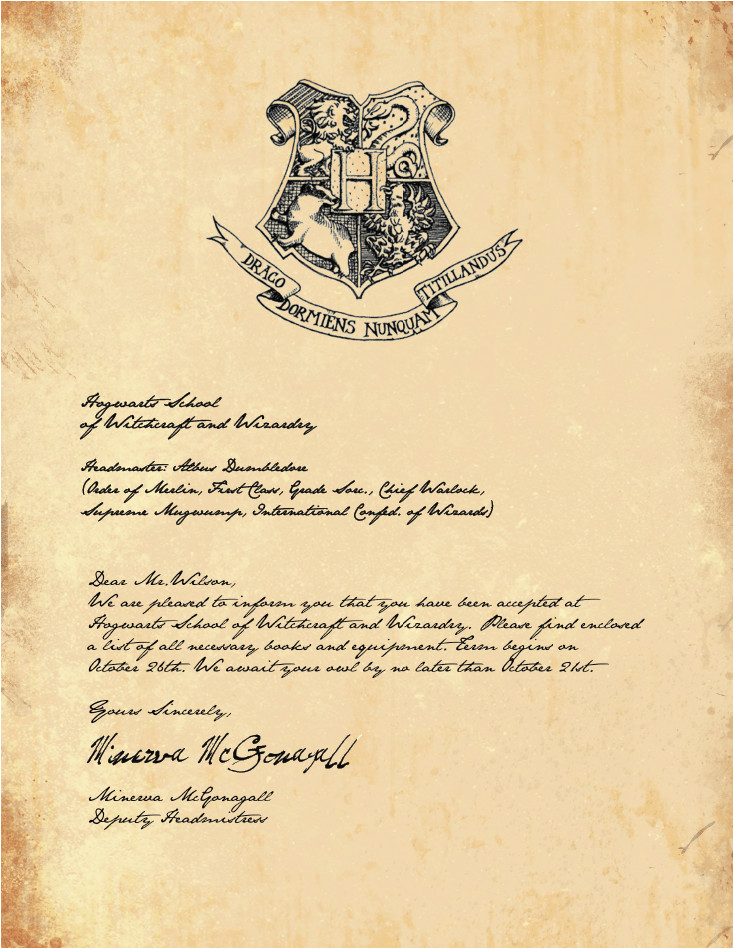 free printable hogwarts invitation template