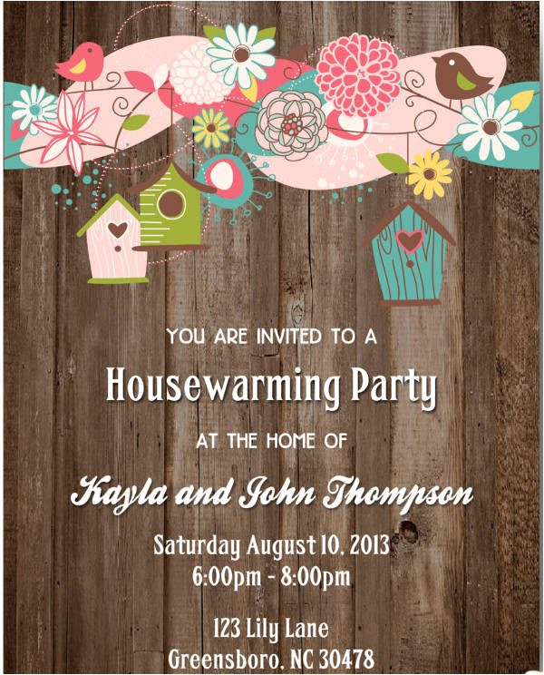 housewarming invitation templates