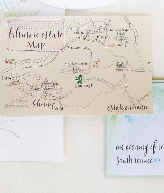 map wedding invites save the date