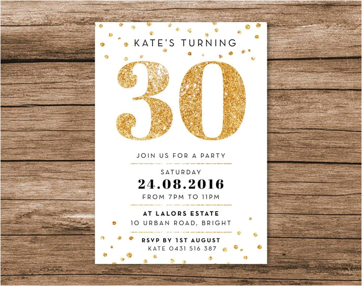 free 30th birthday invitation wording