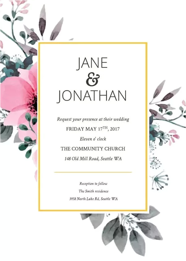how do i custom make my online wedding invitation